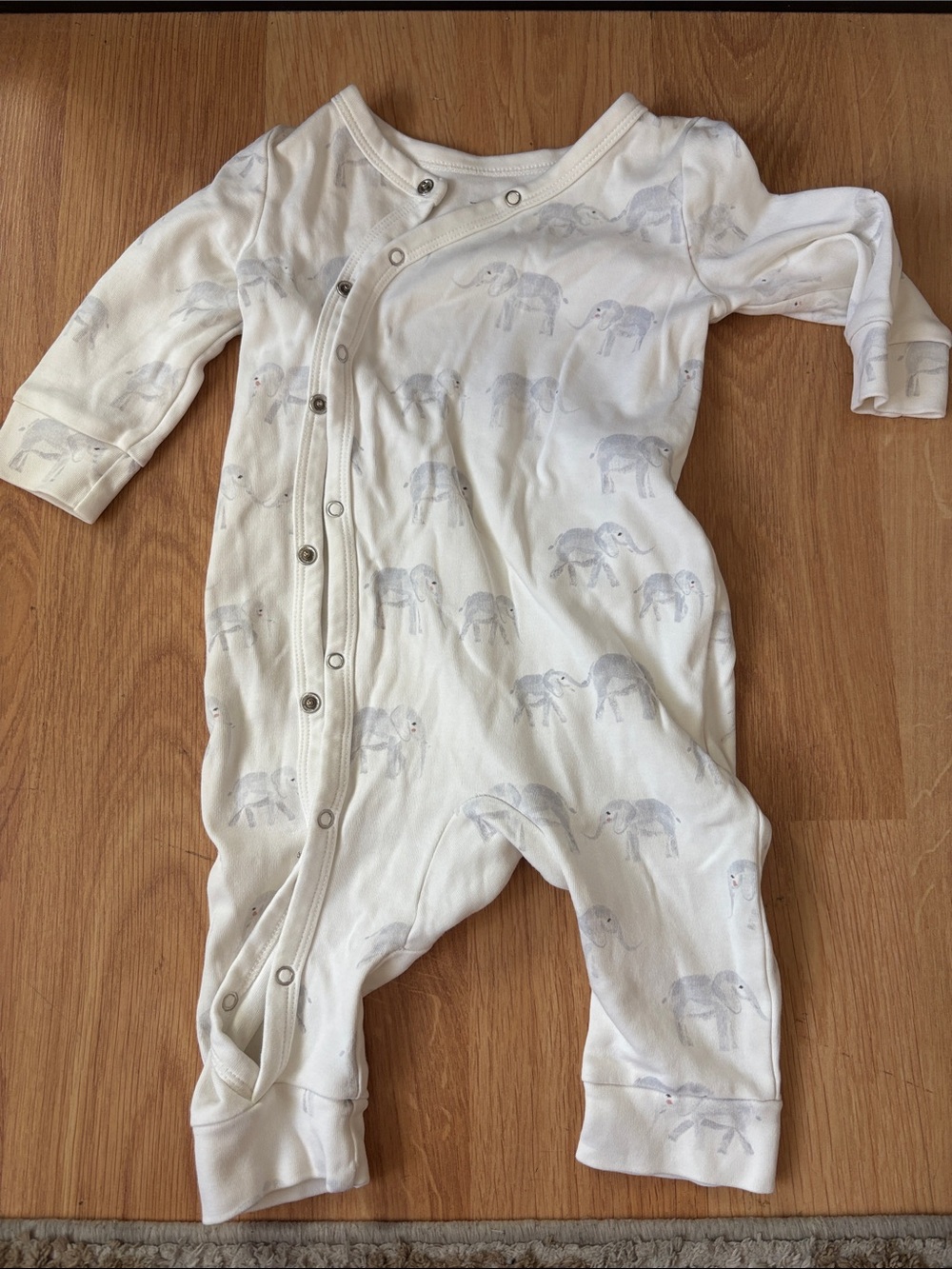 PEHR organic cotton baby footie onesie size 6-12 pajama s